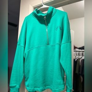 VS Pink Half Zip Sweatshirt